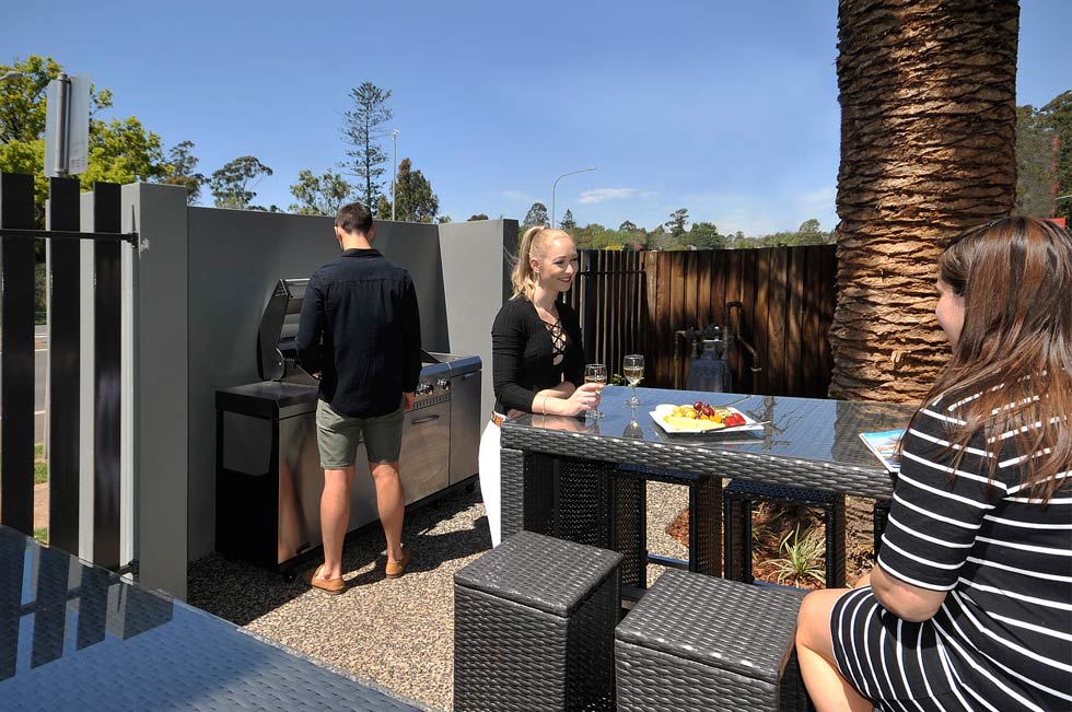 Enjoy the BBQ in the Courtyard.