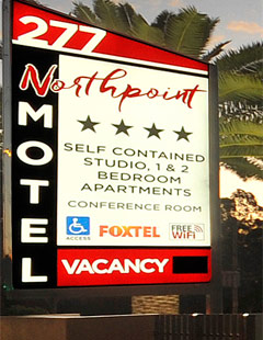 Accommodation Toowoomba - Northpoint Motel - 277 New England Highway Toowoomba QLD